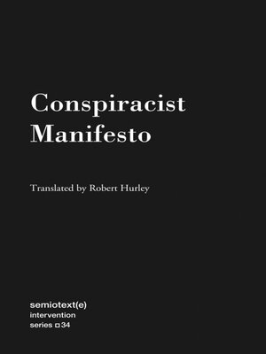 cover image of Conspiracist Manifesto